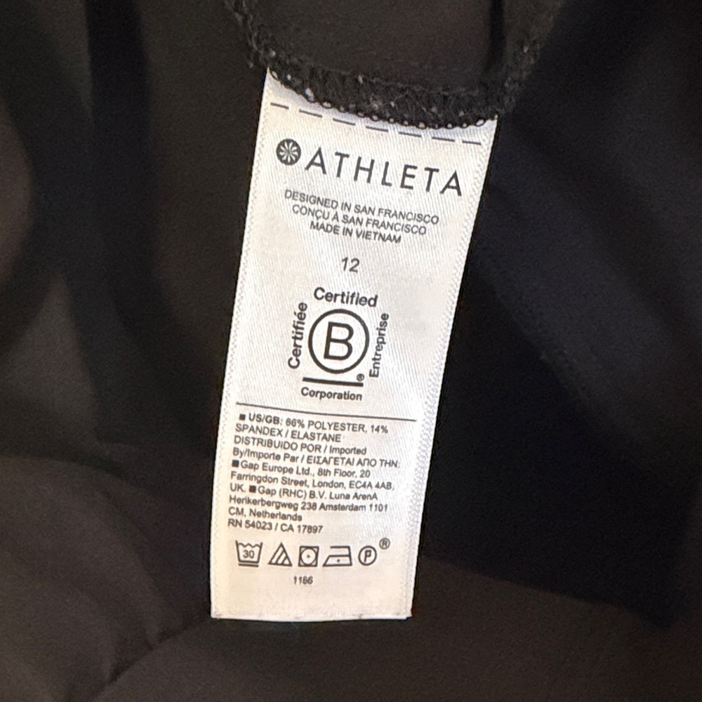 Athleta Brooklyn Utility Shorts Romper in Black Size 12 EUC - Picture 5 of 8